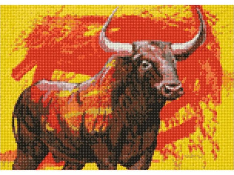 Алмазная вышивка «Буйвол» — картинка 2