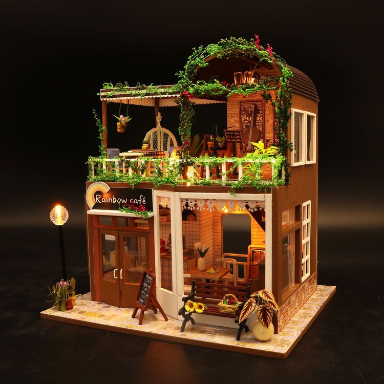 Набор для создания миниатюры (румбокс) «Лаунж кафе» (русифицированная версия) — картинка 7