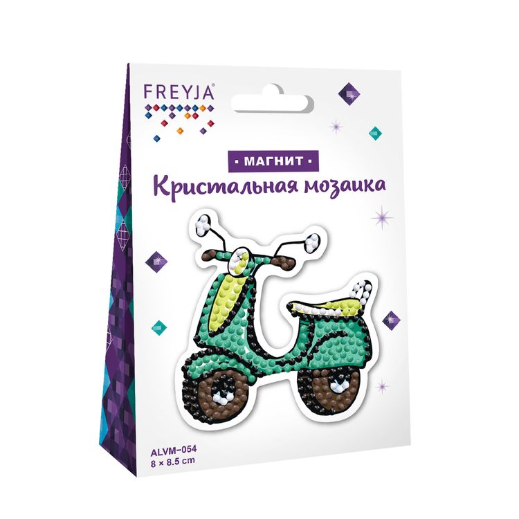 Алмазная вышивка «Мотороллер» — картинка 2