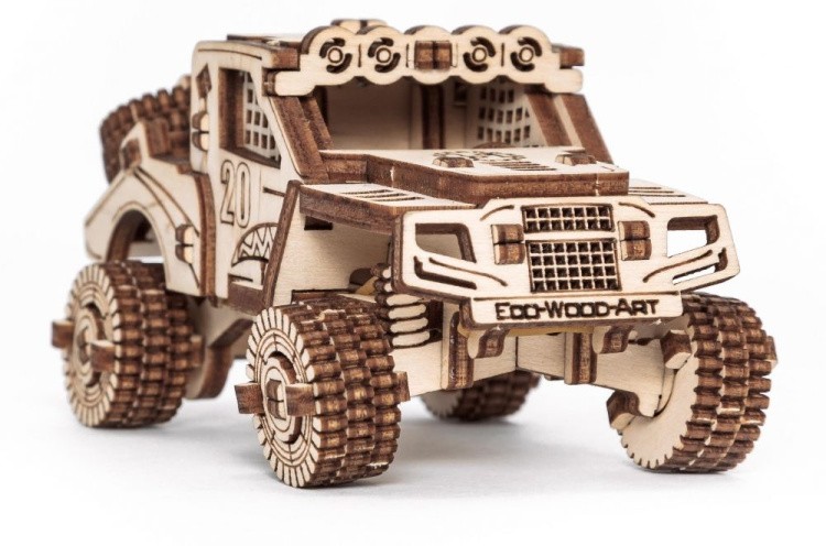 Конструктор из дерева «Набор машинок 5 в 1», Eco Wood Art — картинка 7