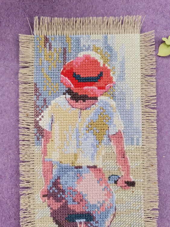 Набор для вышивания «Леди на велосипеде» — картинка 4