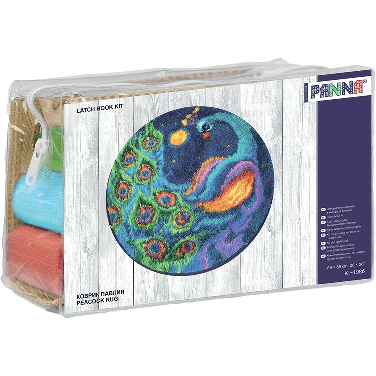 Набор для вышивания «Коврик. Павлин» — картинка 2
