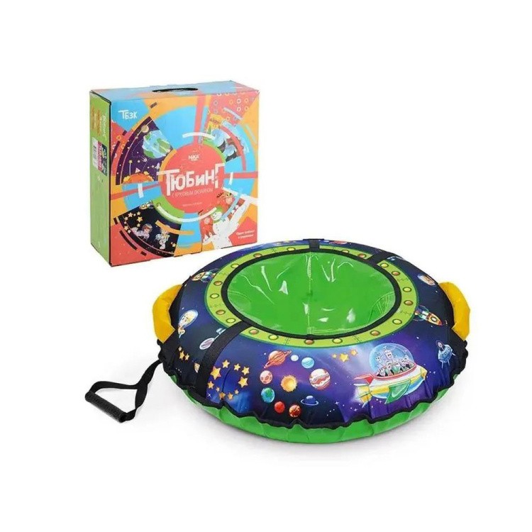 Детская зимняя ватрушка тюбинг для катания 70 см — картинка 4