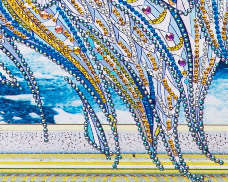 Алмазная вышивка 5D «Полярный волк» — картинка 2