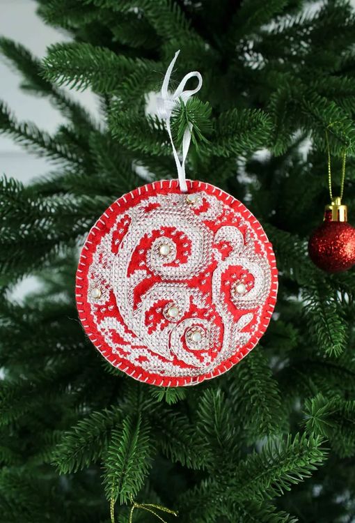 Набор для вышивания «Морозные узоры. Шар» — картинка 5