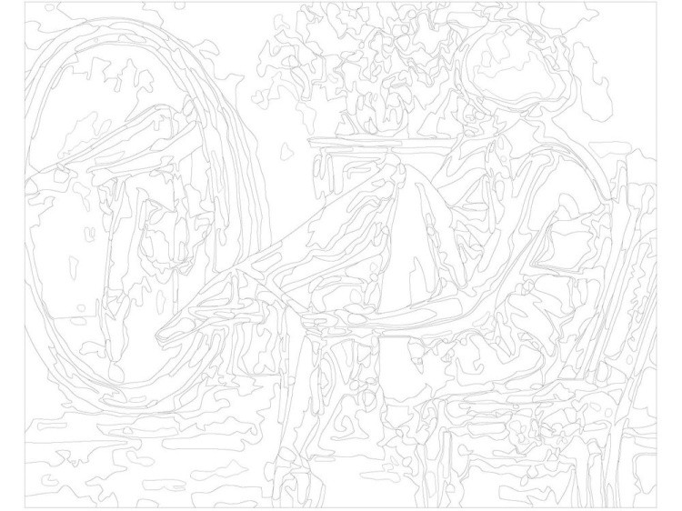 Картина по номерам «Балерина перед зеркалом» — картинка 3