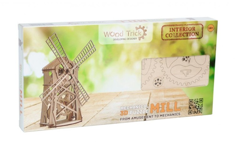 Конструктор из дерева «Мельница», Wood Trick — картинка 7