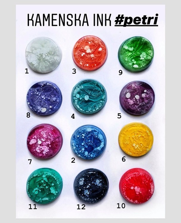 Краска для Петри Синее небо 5 мл, Kamenskaya Ink — картинка 5