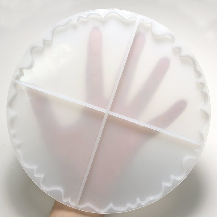 Силиконовый молд жеода круг, d 21 см — картинка 4