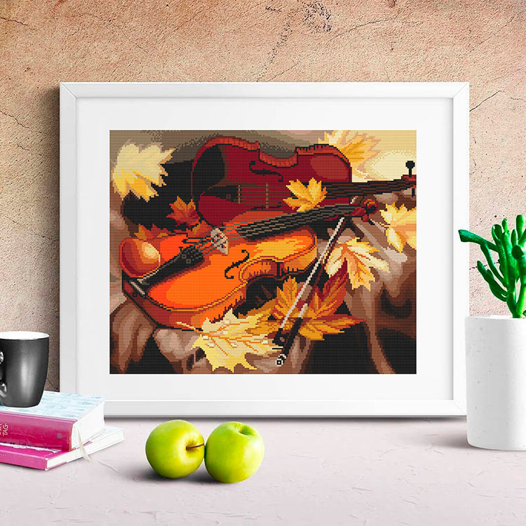 Алмазная вышивка «Музыка дождя» — картинка 3