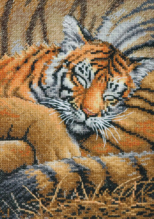 Набор для вышивания «Спящий тигренок»