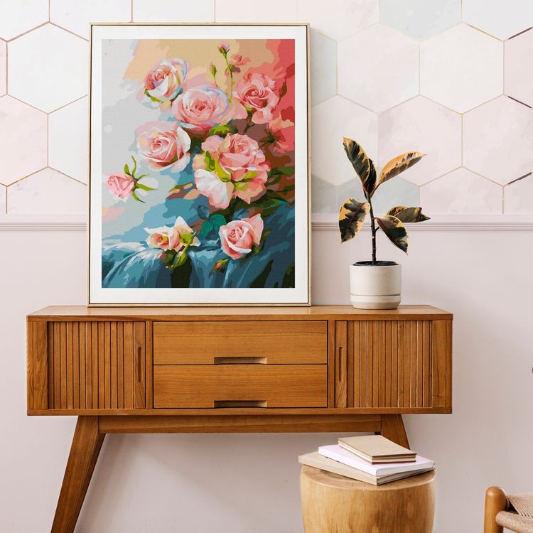 Картина по номерам «Романов Р. Розовое утро» — картинка 3