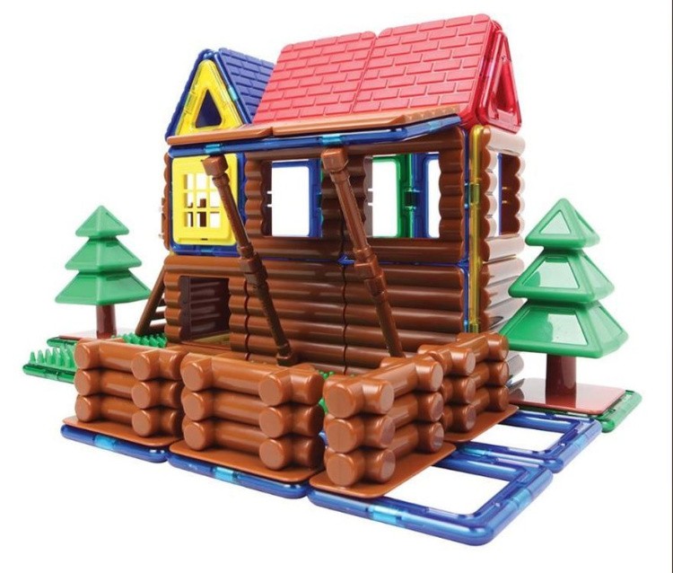 Магнитный конструктор Magformers «Log House Set» — картинка 2