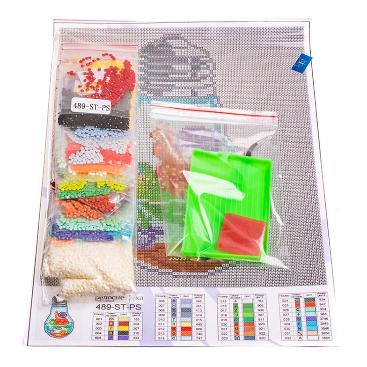 Алмазная вышивка «Черепашка в лампочке» — картинка 4