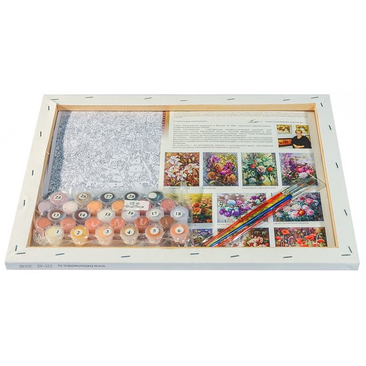 Картина по номерам «Зимняя сказка» — картинка 3