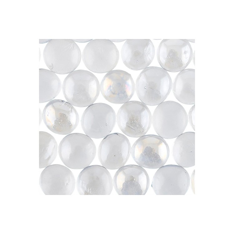 Стеклянные камни марблс №04 прозрачные GLG-01/17, 17-19 мм, 340 г, Blumentag 