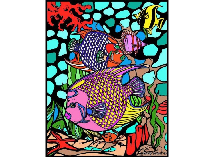 Папка-раскраска «Дельфины» + 10 маркеров — картинка 3