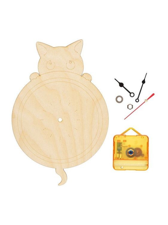 Часы-раскраска «Котик» — картинка 4