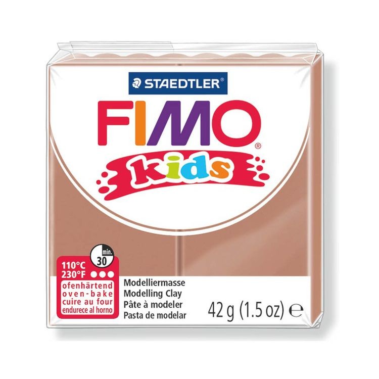 Полимерная глина FIMO Kids, цвет: светло-коричневый, 42 г