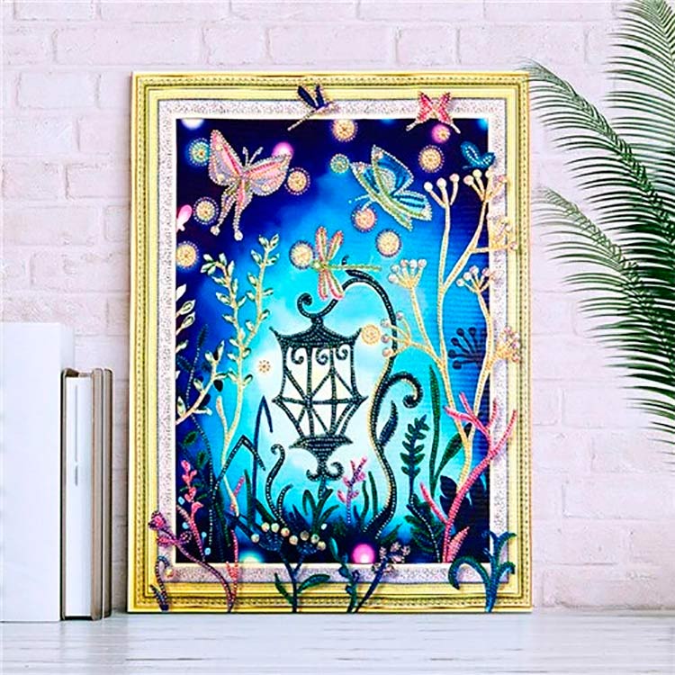 Алмазная вышивка 5D «Волшебный фонарь» — картинка 4