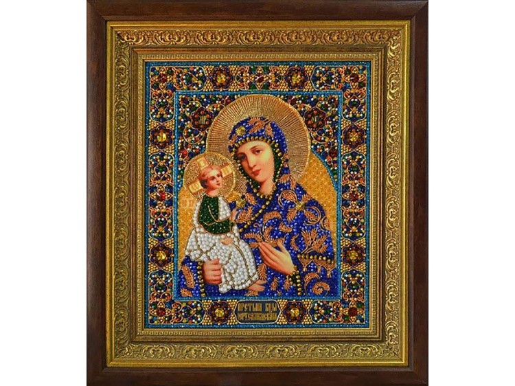 Набор вышивки хрустальными камнями «Богородица Иерусалимская» — картинка 2