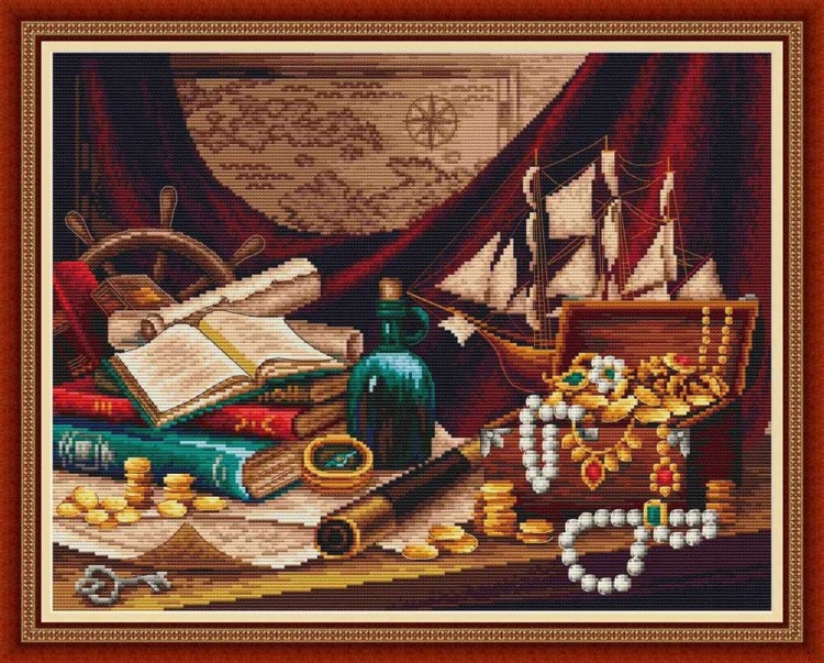 Набор для вышивания «Морские сокровища» — картинка 2
