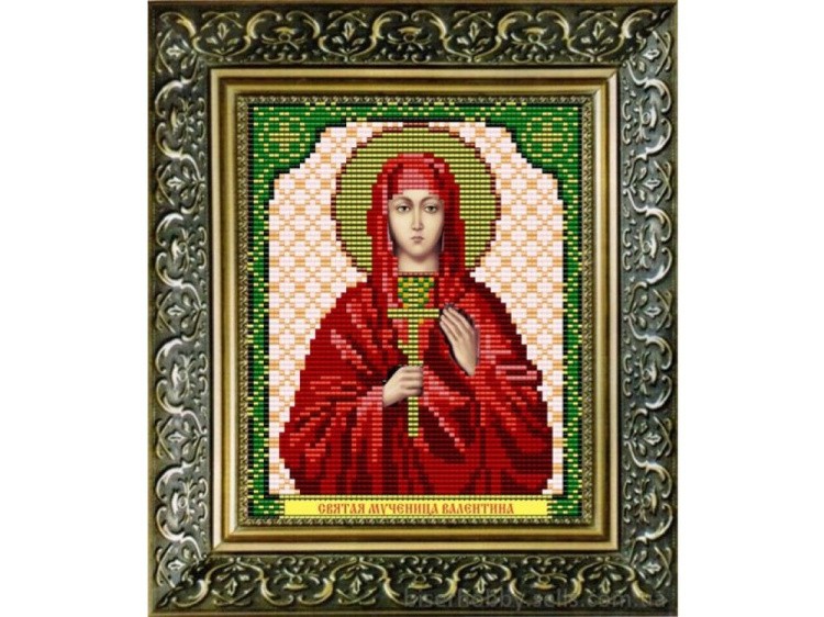 Рисунок на ткани «Св. Мученица Валентина»