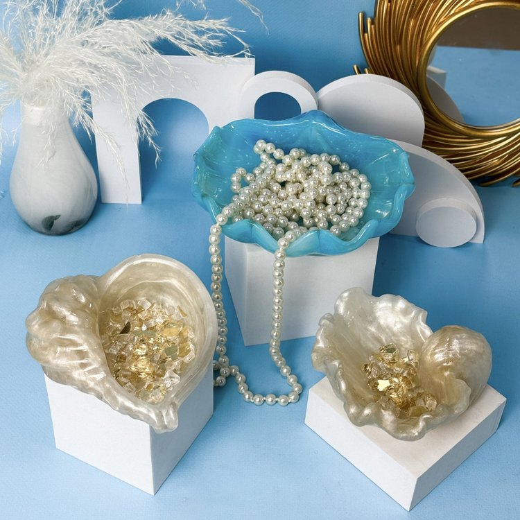 Силиконовый молд - Ракушка №3, 14,7x6см, 1 шт. — картинка 4