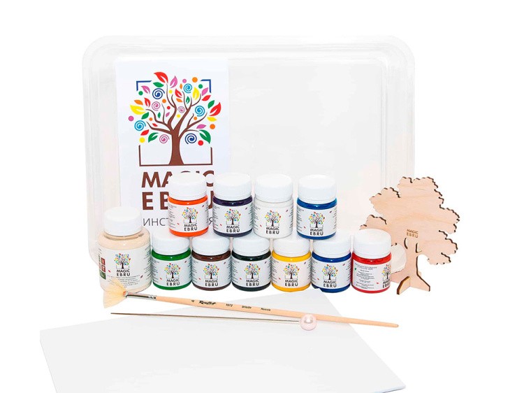 Набор для эбру «Master» 10 цветов, Magic EBRU — картинка 3