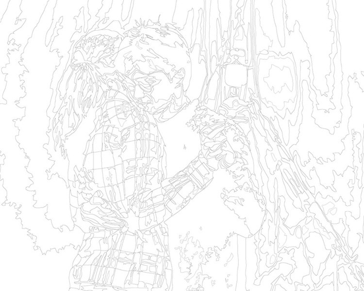 Картина по номерам «Гарри Поттер: танец в палатке, Гермиона» — картинка 3