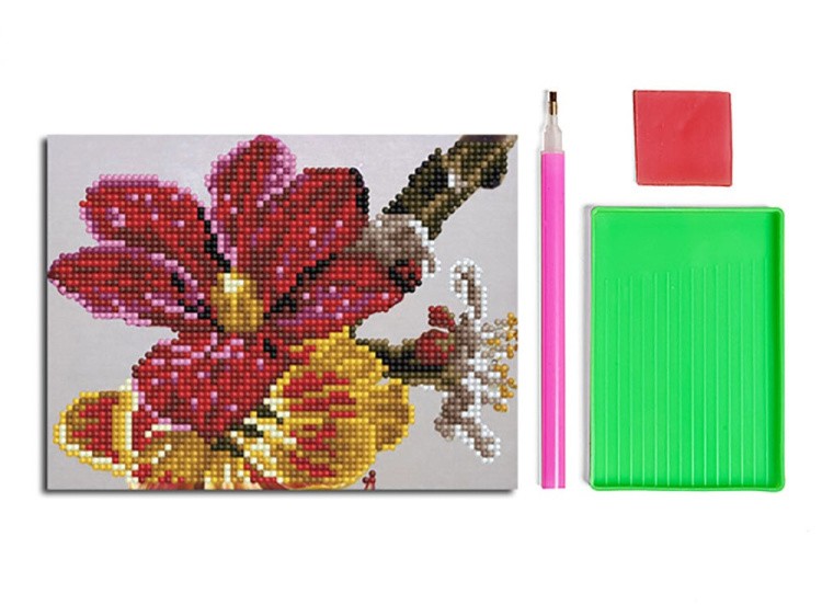 Алмазная вышивка «Ветка магнолии» — картинка 2