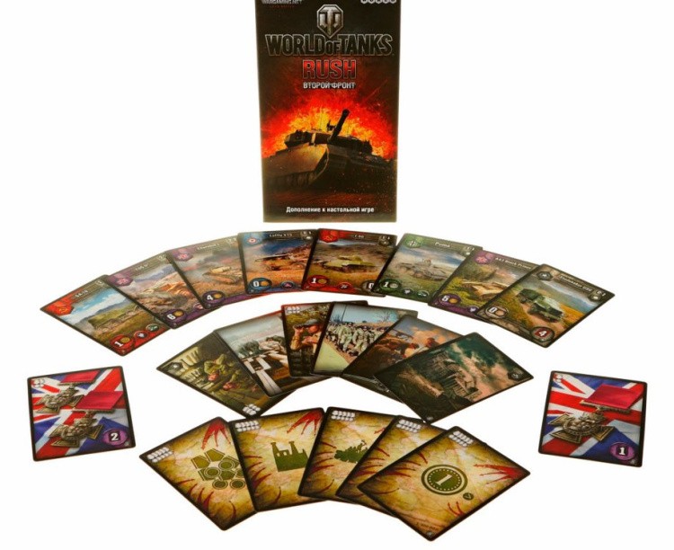 Настольная игра: World of Tanks Rush. Второй Фронт (2-е рус. изд.) — картинка 3