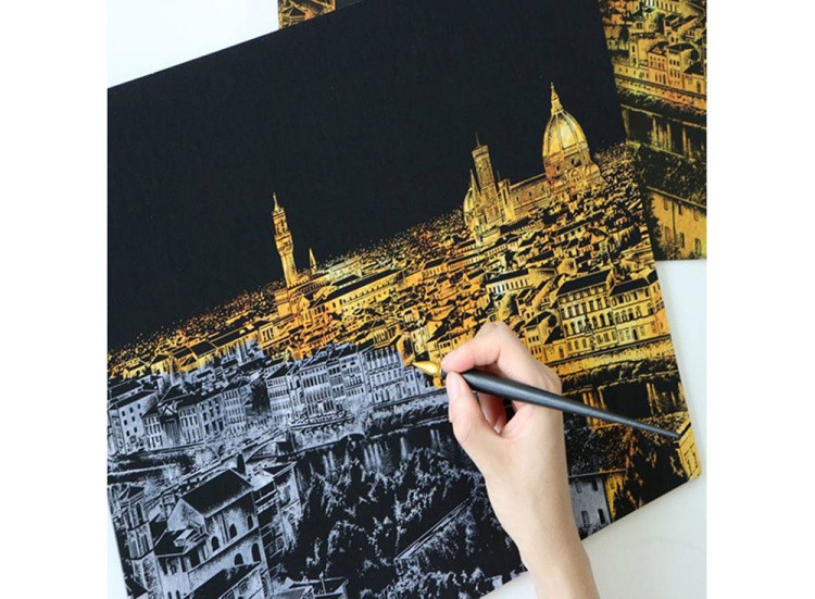 Скретч-картина «Флоренция» — картинка 3