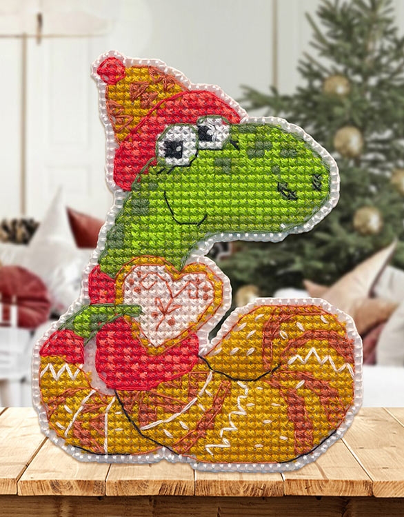 Набор для вышивания «Магнит. Змейка с сердечком» — картинка 2