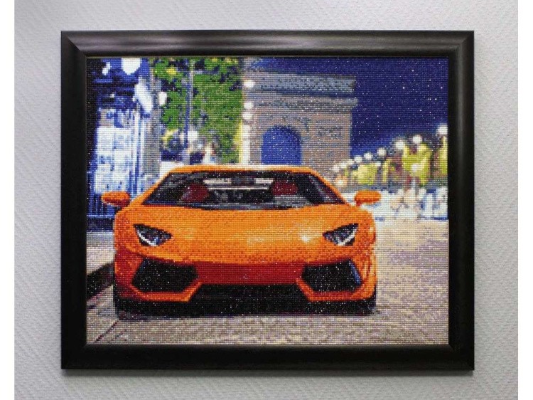 Алмазная вышивка «Спорткар» — картинка 3