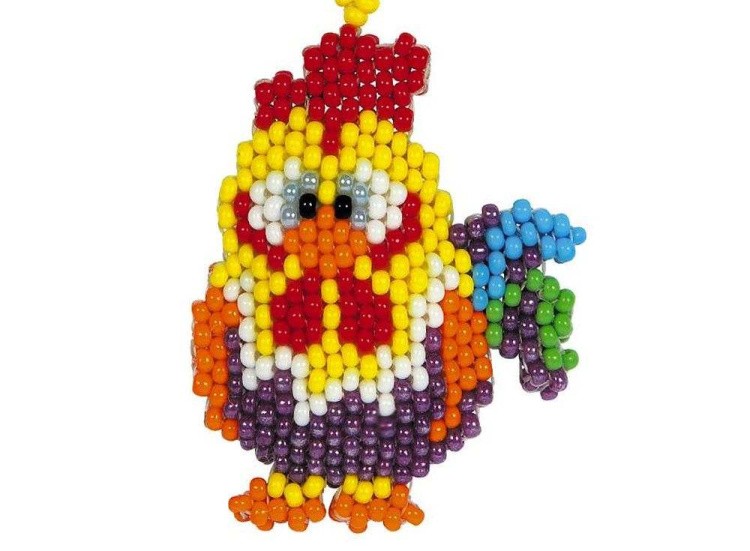 Набор для бисероплетения «Брелок Петя-петушок» — картинка 2