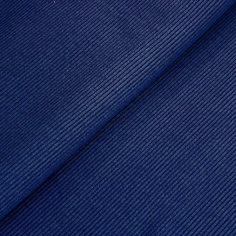 Ткань трикотаж Кашкорсе с лайкрой, 15 м, ширина 120 см, цвет: индиго, TBY — картинка 3
