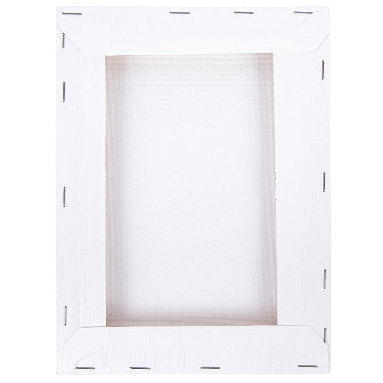 Холст грунтованный на подрамнике, 100% хлопок, 18х24 см, 260 г/м2, Аква-колор — картинка 3