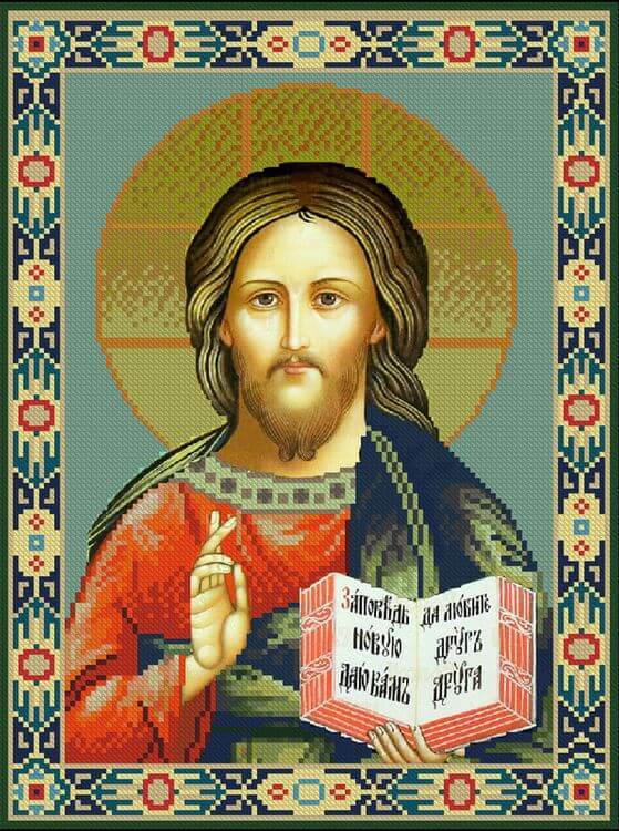 Алмазная вышивка «Господь Вседержитель» — картинка 2