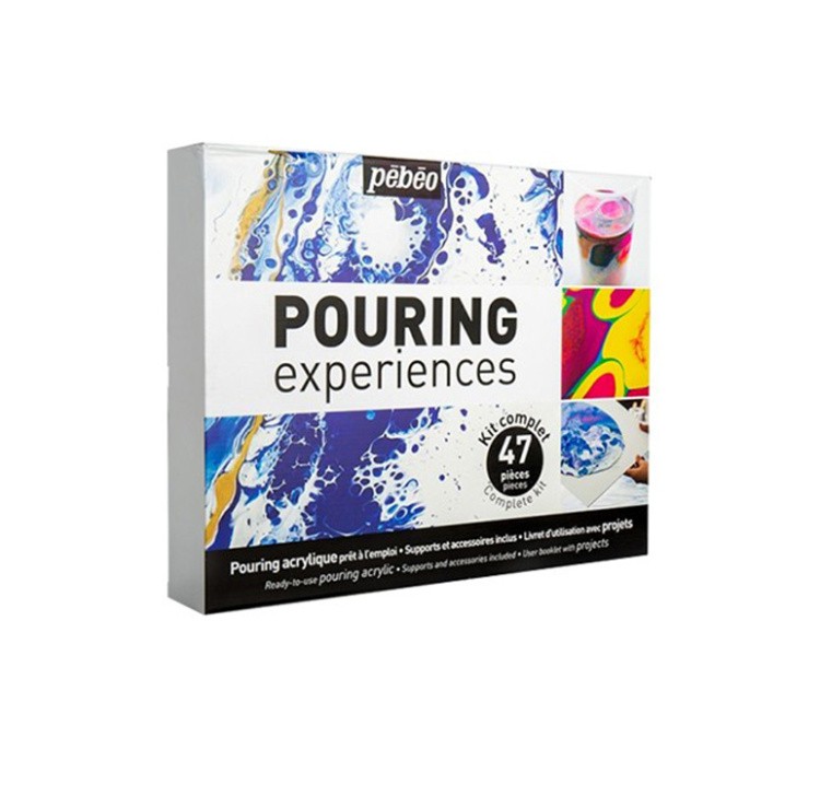 Краски Pebeo подарочный набор акриловых красок для Флюид Арт 8х118 мл — картинка 6