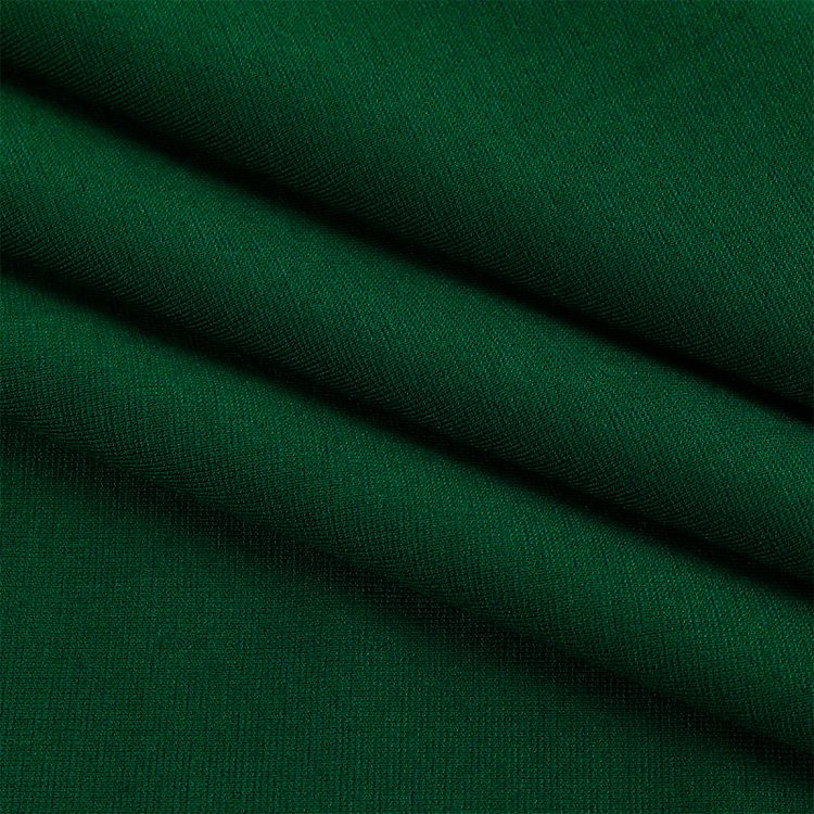 Ткань Джерси, 1 м x 155 см, 350 г/м², цвет: темно-зеленый, TBY — картинка 3