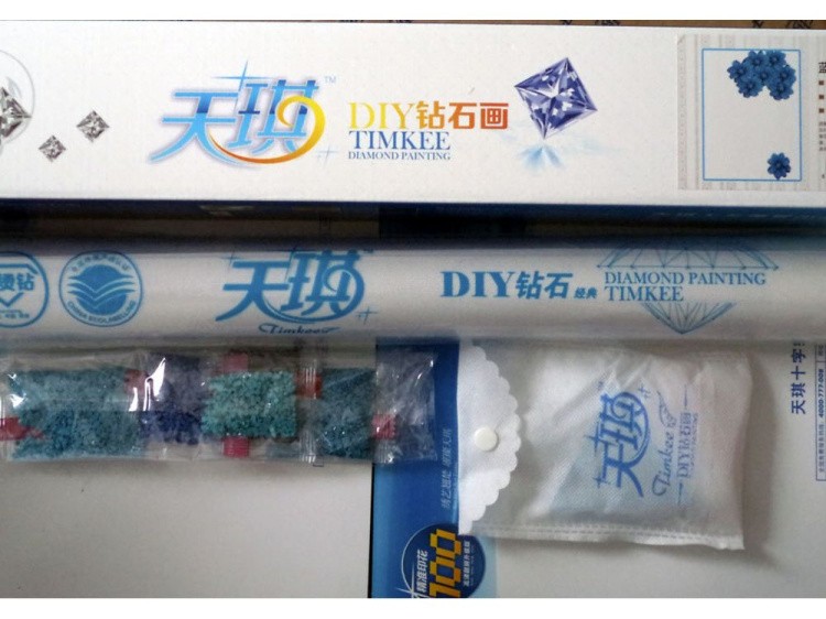 Алмазная вышивка «Изящные цветы» — картинка 2