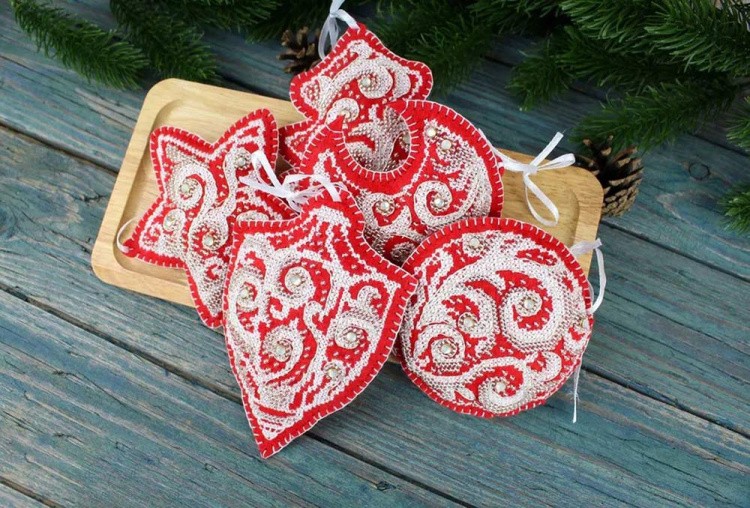 Набор для вышивания «Морозные узоры. Шар» — картинка 6