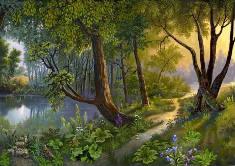 Алмазная вышивка «Тропинка» — картинка 2