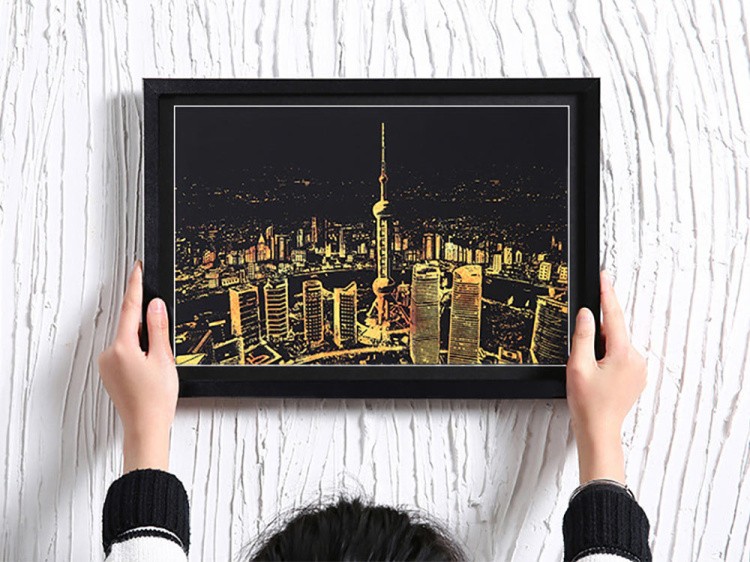 Скретч-картина «Шанхай» — картинка 2
