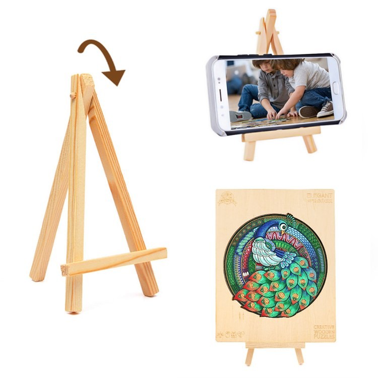 Деревянные пазлы «Элегантный Павлин M», Woodbests — картинка 7