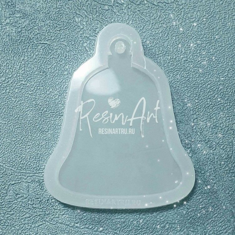 Елочная игрушка Колокольчик №3 - Силиконовый молд, ResinArt — картинка 2