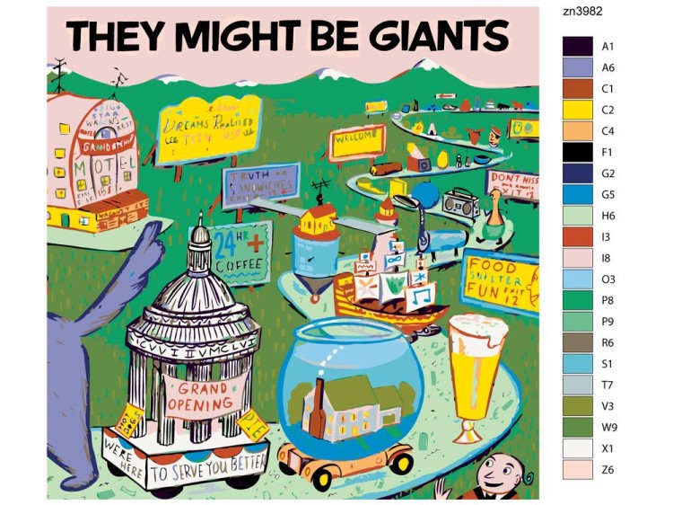 Картина по номерам «They might be giants» — картинка 2