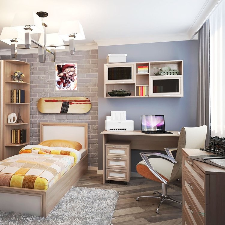 Картина по номерам «Геншин. Кли» — картинка 4