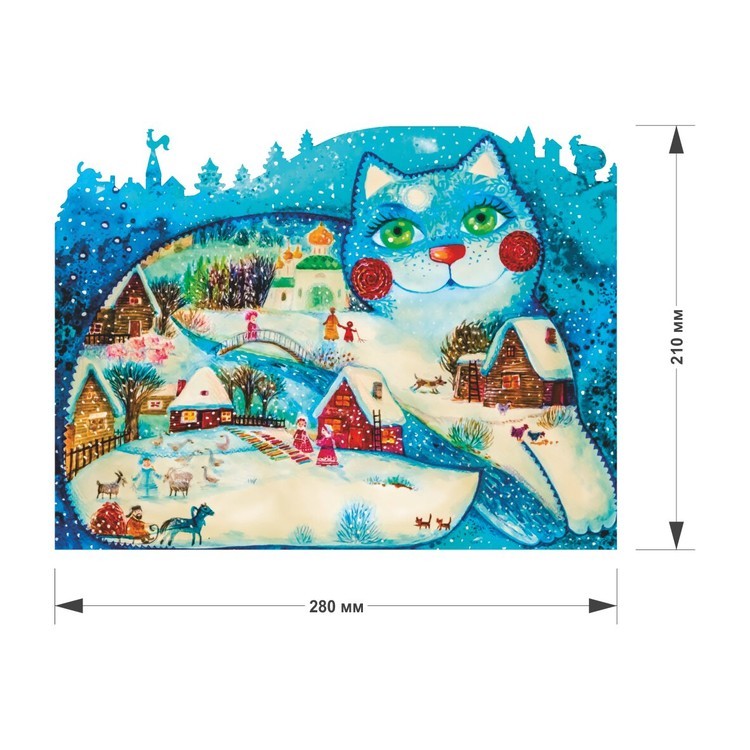 Деревянные пазлы DAVICI «Зимушка» — картинка 2